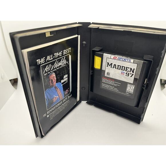 Madden NFL 97 (Sega Genesis, 1996) Complete w/Manual & Box! Tested & Working! - Picture 6 of 11